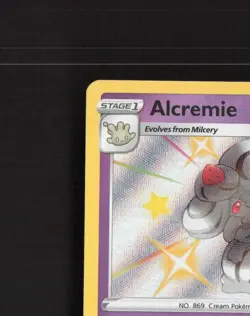 Alcremie SV058/SV122 Shining Fates Shiny Holo Rare Pokemon Card NM - Image 3