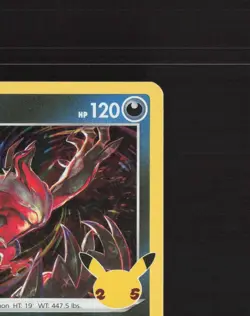 Yveltal 019/025 Celebrations Holo Rare Pokemon Card NM - Image 4