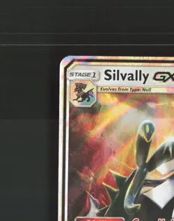 Silvally GX 90/111 Crimson Invasion Ultra Rare Holo Pokemon Card DMG - Image 3