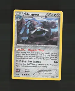 Metagross 49/98 Ancient Origins Cracked Ice Holo Pokemon Card MP - Image 1