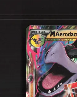 Mega M Aerodactyl EX XY98 XY Black Star Promo Holo Pokemon Card MP - Image 3