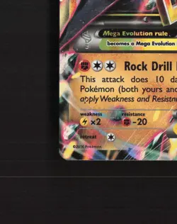 Mega M Aerodactyl EX XY98 XY Black Star Promo Holo Pokemon Card MP - Image 5