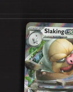Slaking ex 147/191 Surging Sparks Ultra Rare Holo Pokemon Card NM - Image 3
