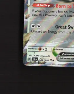 Slaking ex 147/191 Surging Sparks Ultra Rare Holo Pokemon Card NM - Image 5