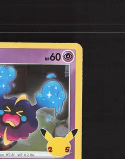 Cosmog 013/025 Celebrations Holo Rare Pokemon Card LP+ - Image 4