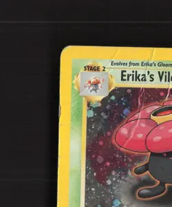Erika's Vileplume 5/132 WOTC Gym Heroes Unlimited Rare Holo Pokemon Card DMG - Image 3