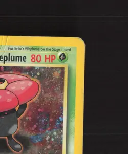 Erika's Vileplume 5/132 WOTC Gym Heroes Unlimited Rare Holo Pokemon Card DMG - Image 4