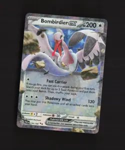 Bombirdier ex 156/182 Paradox Rift Double Rare Pokemon Card - Image 4