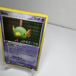 Damaged Pokemon TCG Natu 66/107 EX Deoxys Reverse Holo Basic 50HP Common Card - Image 3