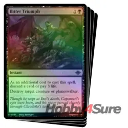 Foil Bitter Triumph X4 M/NM Magic: The Gathering MTG The Lost Caverns Of Ixalan - Image 1