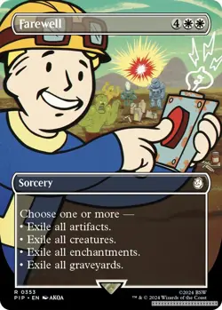 Farewell (Borderless) [PIP - 353] - LP [Normal] TCG MTG - Image 1