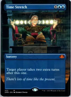 MTG Time Stretch (Borderless) - Dominaria Remastered DMR - #422 Reg Mythic - Image 1