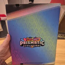 Pokemon Prismatic Evolutions Pokemon Binder (No packs, binder only) - Image 2