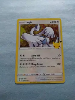 Pokemon TCG Celebrations Lugia 22/25 Holo 25 Years Pack Fresh Pull - Image 1