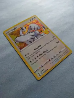 Pokemon TCG Celebrations Lugia 22/25 Holo 25 Years Pack Fresh Pull - Image 2