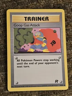 Pokemon TCG WotC Team Rocket Goop Gas Attack Trainer Common #78 LP - Image 1