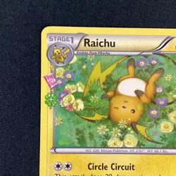 Pokemon TCG Raichu RC9/RC32 Generations Radiant Collection Lightly Played LP - Image 2