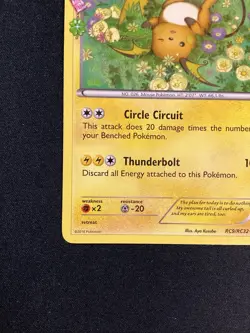 Pokemon TCG Raichu RC9/RC32 Generations Radiant Collection Lightly Played LP - Image 5