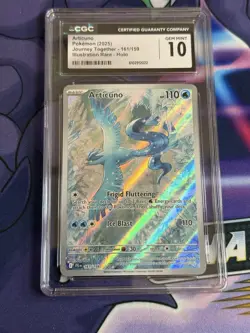CGC 10 Articuno 161/159 Journey Together Illustration Rare Holo Pokemon GEM MINT - Image 1
