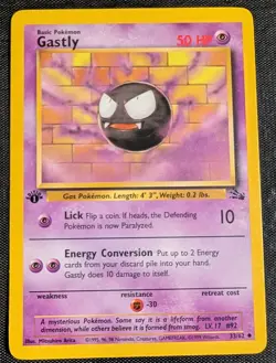 Gastly - 1st Edition - 33/62 Fossil - NM - Pokemon TCG WOTC - Image 3