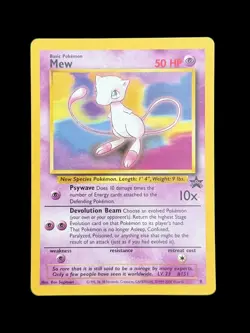 Pokemon TCG Mew Black Star Promo #8 Vintage 1999-2000 WOTC - Image 2