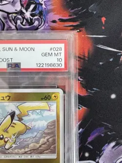 Pokemon Pikachu Mirror GX Battle Boost PSA10 - Image 4