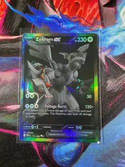 Zekrom Ex 172/086 Black Bolt Pokemon TCG NM+ - Image 1