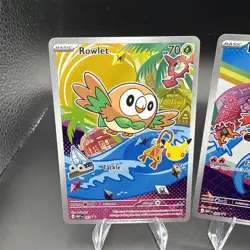 Alola Gen 7 Starters First Partner Illustration Collection Promos Pokemon 1 - Image 2