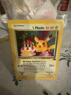 _'s Pikachu 24 Birthday Wizards Black Star Promos Promo - Image 1