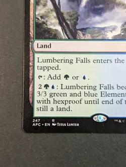 MTG - 1x Lumbering Falls - Modern Horizons 3 Commander - NM Magic The Gathering - Image 4