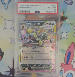 Pokemon Umbreon ex 060/131 Prismatic Evolutions Double Rare Holo Promo PSA 10 - Image 1