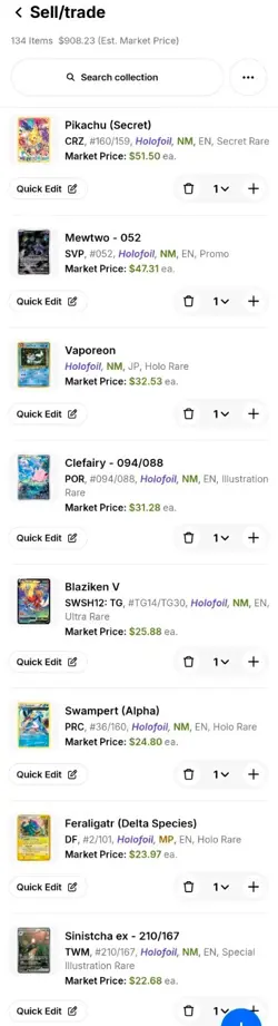 Mixed Lot Pokemon Cards TCG - Image 1
