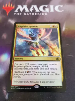 Mtg. Angelfire Ignition. Foil. Innistrad: Midnight Hunt. Nm - Image 1