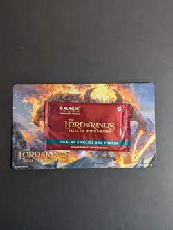 MTG - The Lord of the Rings Realms & Relics Box Topper Pack Sealed Pack - New - Image 2