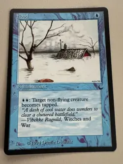 Flood - MTG - The Dark- Englisch ©1994 NM Uncommon - Image 1