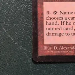 Wizards of the Coast Cursed Scroll MTG Tempest Artifact Rare 1997 Gregory - Image 4