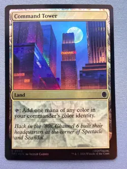 Command Tower (Surge Foil) #63 - NM - Commander Teenage Mutant Ninja Turtles MTG - Image 1