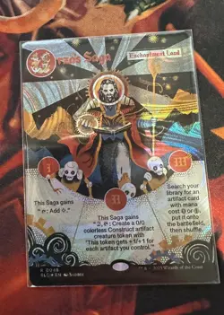 Urza's Saga Halo Foil NM SLC Secret Lair Countdown Kit Encyclopedia MTG - Image 1