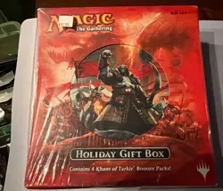 MTG KHANS OF TARKIR HOLIDAY GIFT BOX - FACTORY SEALD - NEW! - Image 1