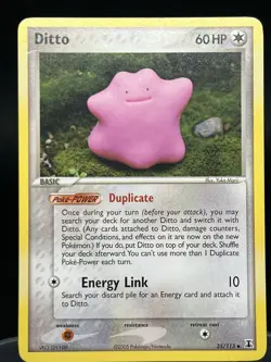 Ditto 35/113 Delta Species Yuka Morii Uncommon Pokemon TCG - Image 1