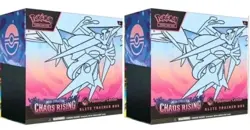 LOT OF 2 Presale Chaos Rising Pokemon Center ETB Elite Trainer Box Pokemon - Image 1