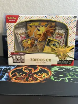 Pokemon TCG Scarlet & Violet 151 Zapdos EX Collection Box Sealed NEW - Image 1