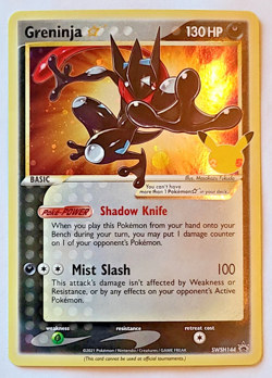 Pokemon TCG: Greninja (Gold Star) SWSH144 Celebrations Promo MINT - Image 1