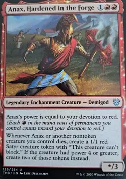 Anax, Hardened in the Forge x 2 ~ Theros Beyond Death ~ Near Mint~ MTG - Image 1