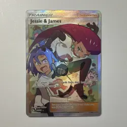 Pokemon TCG Jessie & James Ultra Rare Full Art Holo 68/68 Hidden Fates 2019 - Image 1