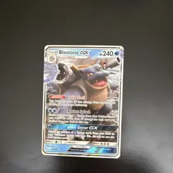 Pokemon Blastoise GX SM-Unbroken Bonds Ultra Rare Holo 35/214 240 HP - Image 1