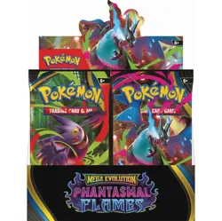 PRESALE - Pokemon Mega Evolution Phantasmal Flames Booster Box Case Of 6 SEALED - Image 2