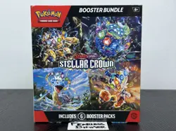 Pokemon TCG: Scarlet & Violet Stellar Crown Booster Bundle Box (6 Booster Packs) - Image 1