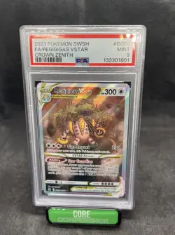 Pokemon TCG Regigigas Vstar GG55/GG70 Crown Zenith Galarian Gallery PSA 9 - Image 1