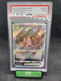 Pokemon TCG Regigigas Vstar GG55/GG70 Crown Zenith Galarian Gallery PSA 9 - Image 2